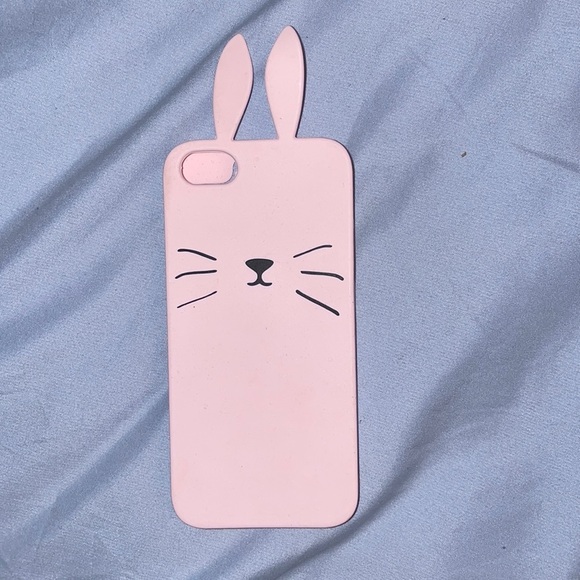 iPhone 5 case pink bunny rabbit ears - Picture 1 of 2